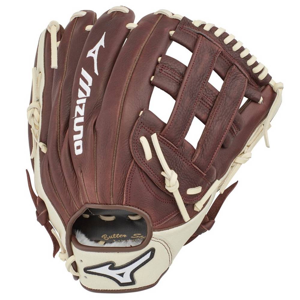 Damske Rukavice Mizuno Franchise Series Outfield 12.5" Baseball Káva/Strieborne Vypredaj DOJI13725
